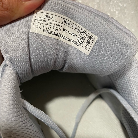 Vionic 23Walk Running Shoes Gray Blue Size 10 - Picture 5 of 5